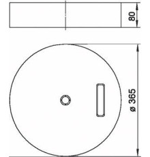 Основание для сист. FangFix бетон F-FIX-S16 OBO 5403227