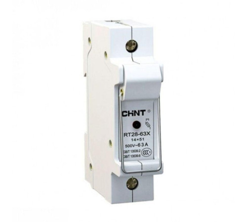 Держатель плавких вставок с индикацией RT28-63X 14х51 1П CHINT 520515