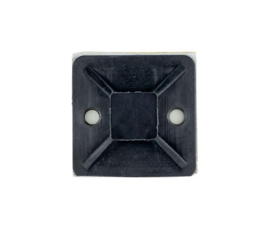 Площадка самоклеящаяся 25х25мм черн. (уп.100шт) EKF plc-25x25-b