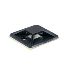 Площадка самоклеящаяся 25х25мм черн. (уп.100шт) EKF plc-25x25-b