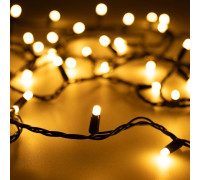 Гирлянда светодиодная ARD-STRING-CLASSIC-10000-BLACK-100LED-MILK-STD Warm230В 7Вт IP65 Ardecoled 028209