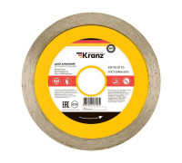 Диск алмазный отрезной сплошной 115x22.2мм Kranz KR-90-0110