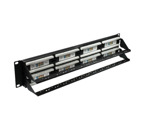 Патч-панель UTP 48хRJ-45 кат.5E 2U 19дюйм SUPRLAN 10-0405