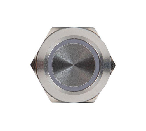 Кнопка S-Pro67 19мм с фикс. с бел. подсветкой 24В PROxima EKF s-pro67-252