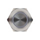 Кнопка S-Pro67 19мм с фикс. с бел. подсветкой 24В PROxima EKF s-pro67-252