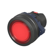 Головка кнопки плоская прозрачная без фиксации красн. DKC M22P-FMLRP
