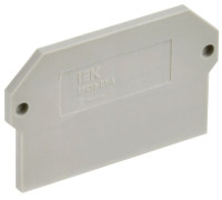 Заглушка для CTS-DT 4кв.мм сер. IEK YCT15-04-K03-004-ZGL