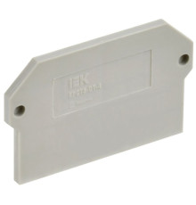 Заглушка для CTS-DT 4кв.мм сер. IEK YCT15-04-K03-004-ZGL