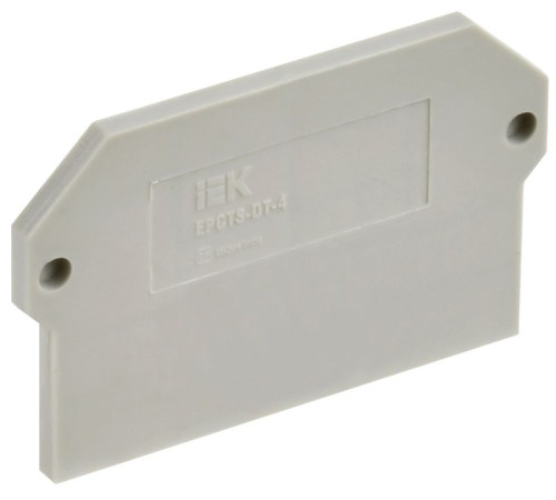 Заглушка для CTS-DT 4кв.мм сер. IEK YCT15-04-K03-004-ZGL
