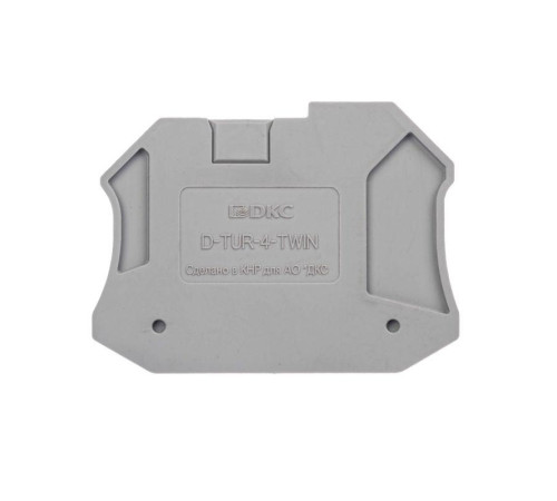 Изолятор торцевой для клемм TUR-2.5-TWIN (уп.100шт) DKC D-TUR-2.5-TWIN