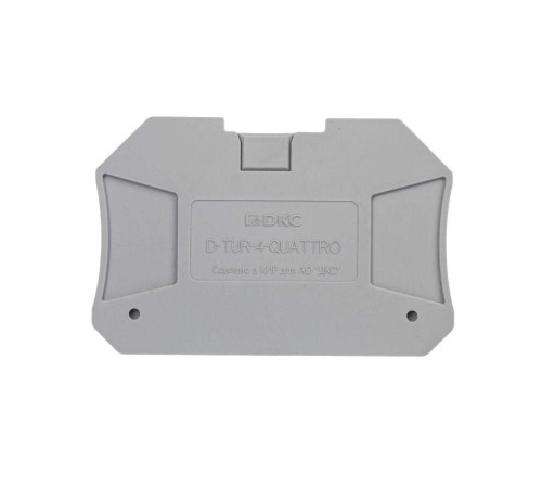 Изолятор торцевой для клемм TUR-2.5-QUATTRO (уп.100шт) DKC D-TUR-2.5-QUATTRO