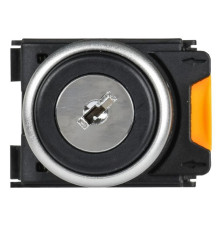Переключатель 2 полож. 1НО+1НЗ с ключом черн. MASTER IEK MI-SW60-11Y-3-34-2-K02