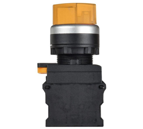 Переключатель 3 полож. 2НО с подсветкой желт. MASTER IEK MI-SW60-20XD-4-14-3-K05