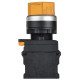 Переключатель 3 полож. 2НО с подсветкой желт. MASTER IEK MI-SW60-20XD-4-14-3-K05