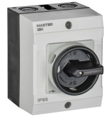 Переключатель кулачковый 10А (сх. 55) в боксе закрытая рукоятка IEK MI-CS21-010-055