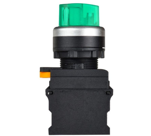 Переключатель 2 полож. 1НО+1НЗ с подсветкой зел. MASTER IEK MI-SW60-11XD-3-14-2-K06