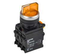 Переключатель 3 полож. 2НО с подсветкой желт. MASTER IEK MI-SW60-20XD-4-14-3-K05