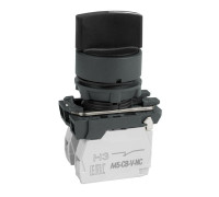 Переключатель OptiSignal D22 C5-S-53 3 позиции с возвратом пластик 2НО XB5AD53 КЭАЗ 332187