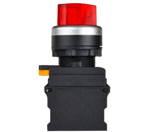 Переключатель 2 полож. 1НО+1НЗ с подсветкой красн. MASTER IEK MI-SW60-11XD-3-14-2-K04