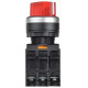 Переключатель 2 полож. 1НО+1НЗ с подсветкой красн. MASTER IEK MI-SW60-11XD-3-14-2-K04
