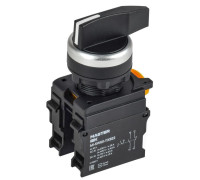 Переключатель 2 полож. 1НО+1НЗ возвратный длин. ручка MASTER IEK MI-SW60-11XB22-3-25-2-K02