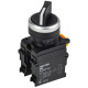 Переключатель 2 полож. 1НО+1НЗ черн. MASTER IEK MI-SW60-11X2-3-24-2-K02