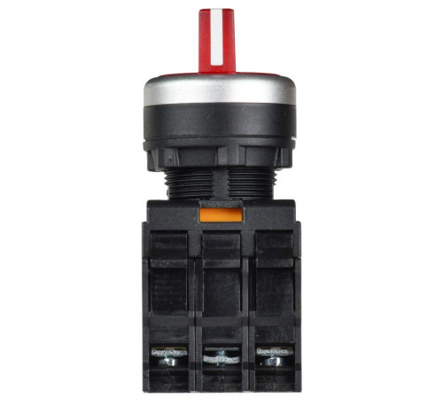Переключатель 3 полож. 2НО с подсветкой красн. MASTER IEK MI-SW60-20XD-4-14-3-K04