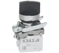 Переключатель КПЕ2620РС 2но+0нз ручка фикс 3поз IP65черн. КЭАЗ 248266