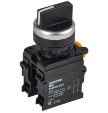 Переключатель 3 полож. 2НЗ черн. MASTER IEK MI-SW60-20X3-5-24-3-K02