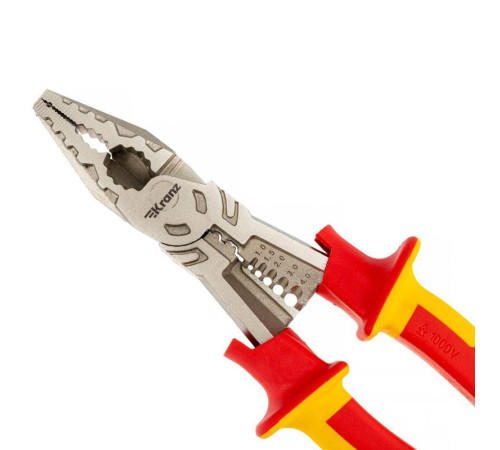 Плоскогубцы многофункциональные диэлектрические 230мм Kranz KR-12-4651-3