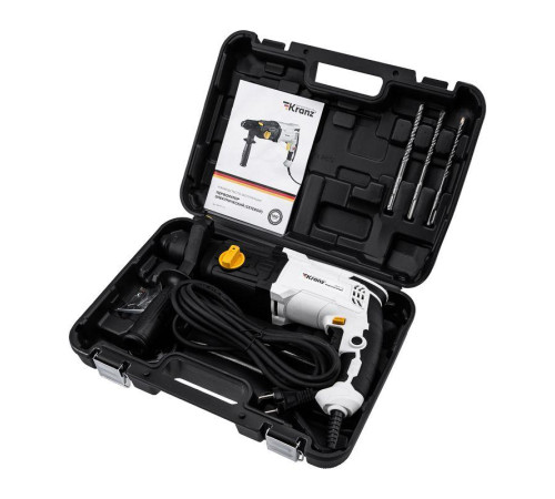 Перфоратор сетевой SDS-plus 1050Вт 3.2Дж в кейсе Kranz KR-PT-110
