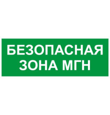 Этикетка самоклеящаяся INFO-SSA-124 350х130мм Безопасная зона МГН SSA-101/DPA-301 ЭРА Б0064724