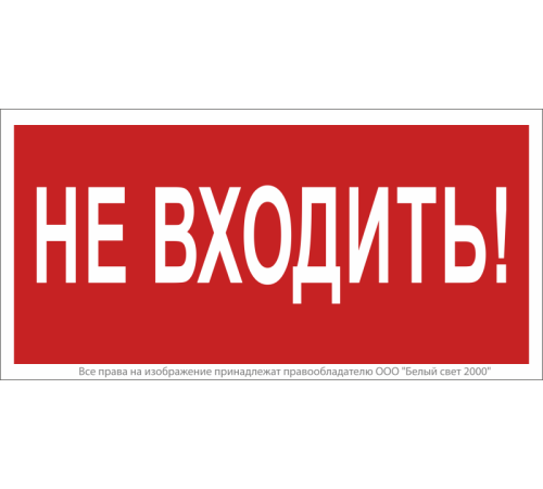 Знак безопасности NPU-1510.EC07 