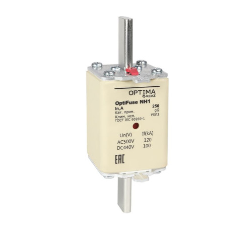 Вставка плавкая OptiFuse NH1-200-gG-УХЛ3 КЭАЗ 374945