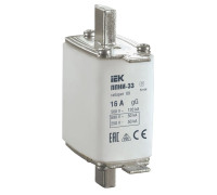 Вставка плавкая ППНИ-33 16А габарит 00 IEK DPP10-016