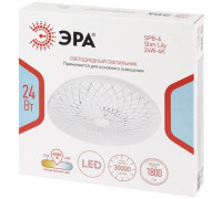 Светильник светодиодный Классик SPB-6 Slim Lily 24W-4K 24Вт 4000К IP20 1800лм без ДУ Эра Б0071157