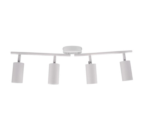 Светильник PCL-0504 4xGU10 IP20 230В WH настен./потолочн. декор. под лампу JazzWay 5066748