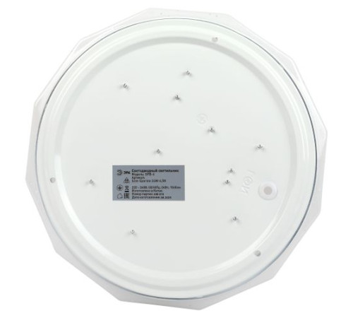 Светильник светодиодный Классик SPB-6 Slim Sparkle WH 24W-6.5K 24Вт 6500К без ДУ Эра Б0069788