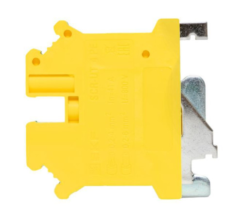 Колодка клеммная винтовая 4 UT земля EKF scr-ut-4-pe