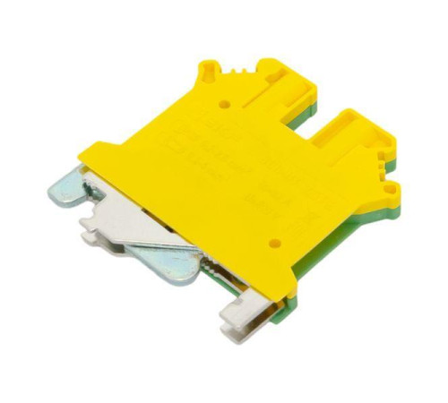 Колодка клеммная винтовая 2.5 UT земля EKF scr-ut-2.5-pe