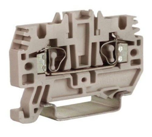 Клемма пруж. HMM.2/GR 2.5кв.мм сер. DKC ZHM500GR