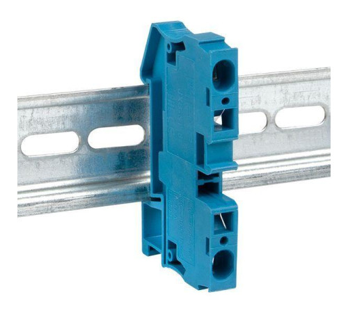 Колодка клеммная JXB-ST-6 52А пружинная син. EKF plc-jxb-st-6-blue