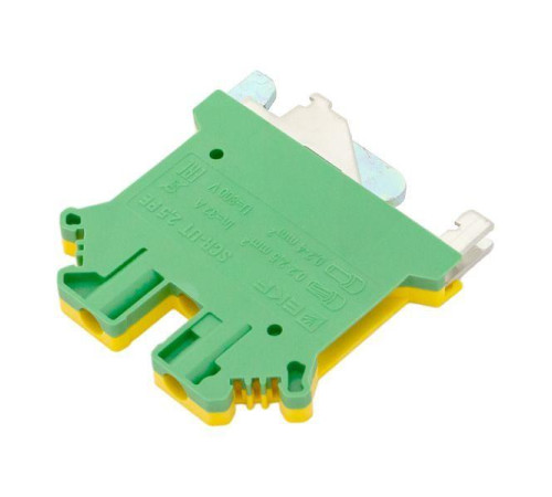 Колодка клеммная винтовая 2.5 UT земля EKF scr-ut-2.5-pe
