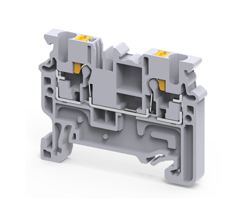 Клемма проходная push-in OptiClip CP-2.5-I-24А (0.2-2.5) сер. КЭАЗ 331838