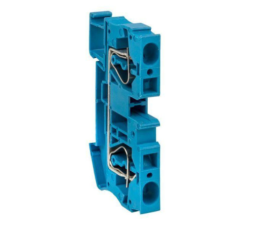 Колодка клеммная JXB-ST-6 52А пружинная син. EKF plc-jxb-st-6-blue