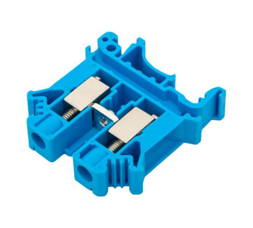 Колодка клеммная винтовая 10 UT син. EKF scr-ut-10-b