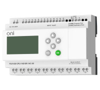 Модуль ЦПУ ПЛК 430 14 DI 10 RO 220В AC с экраном ONI PLR-430-CPU-14D10R-1AC-00