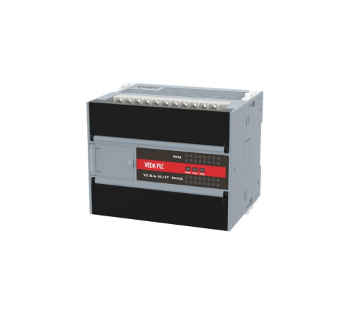Контроллер программируемый логический VC-В-D-8-6R 24В DC 8 вх. сигналов 6 вых. реле 2 порта связи RoHS VEDA CBV10025