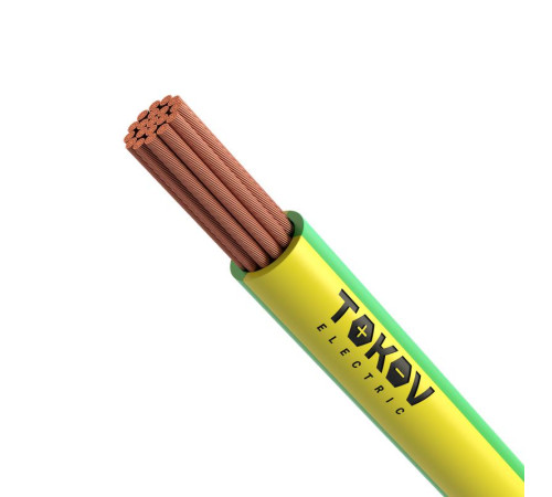 Провод TOKOV ELECTRIC ПуГВнг(А)-LS 1х2.5 (бухта) Ж/З 450/750В (м) 000011511