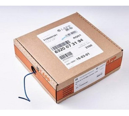 Провод H05V-K 1х0.5 BK (коробка) (уп.100м) LAPP 3120000356